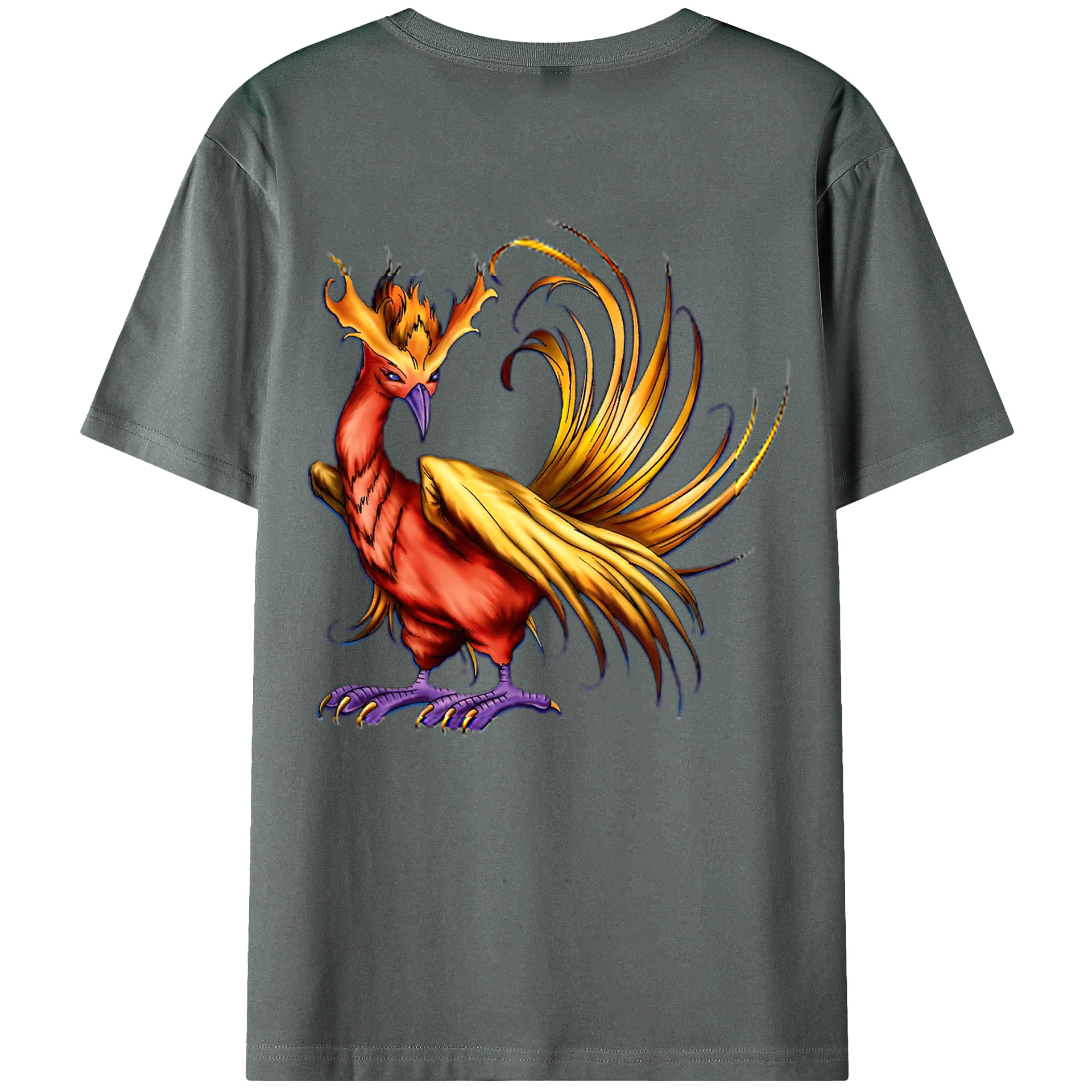 （画像用） 遊☆戯☆王 Yu-Gi-Oh! 綿100％半袖Tシャツ（背面プリント）